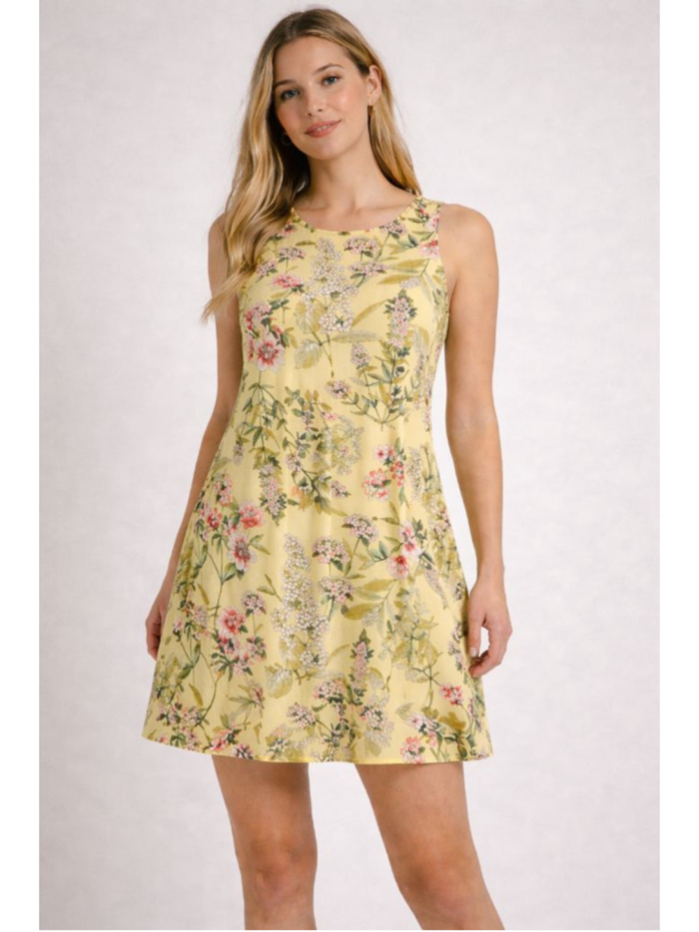 Women's Tommy Hilfiger Floral Dress Size 14 Yellow Multi